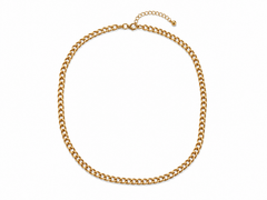 COLLAR ACERO DORADO