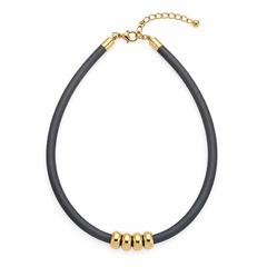 PACK COLLAR CAUCHO + CRUZ ESENZA