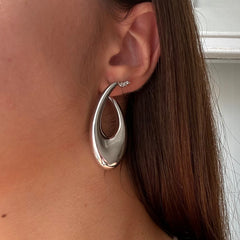 PENDIENTES LÁGRIMA DE PLATA