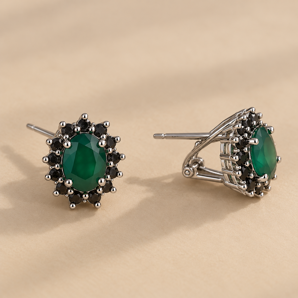 Pendientes pequeños de plata 925 Tanza