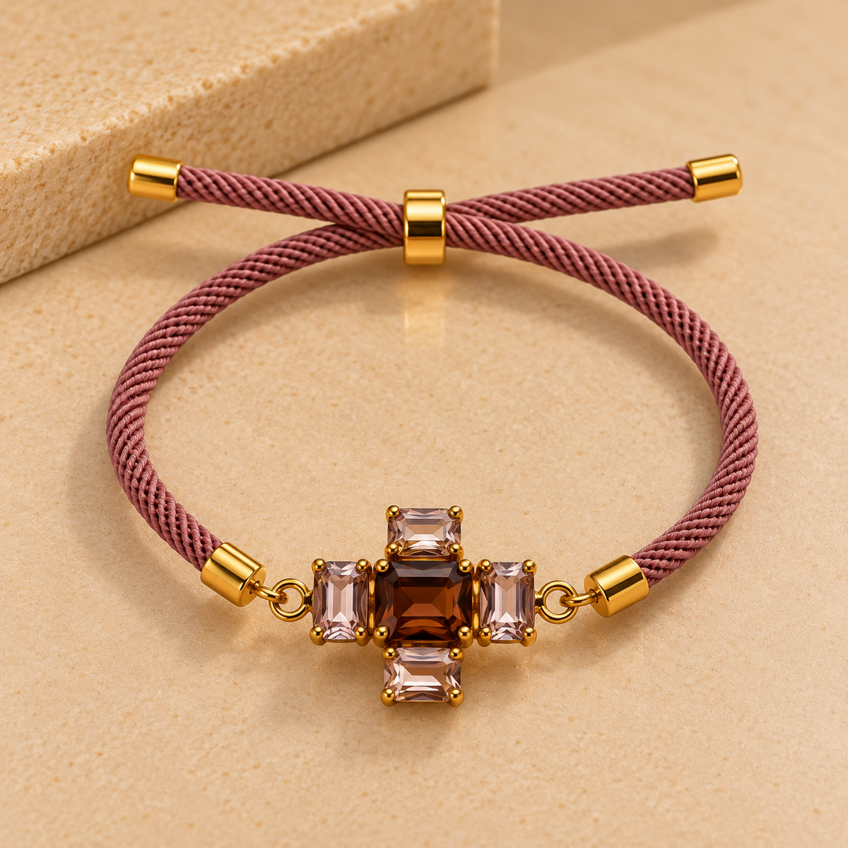 Pulsera Esenza de cuerda ajustable en varios colores