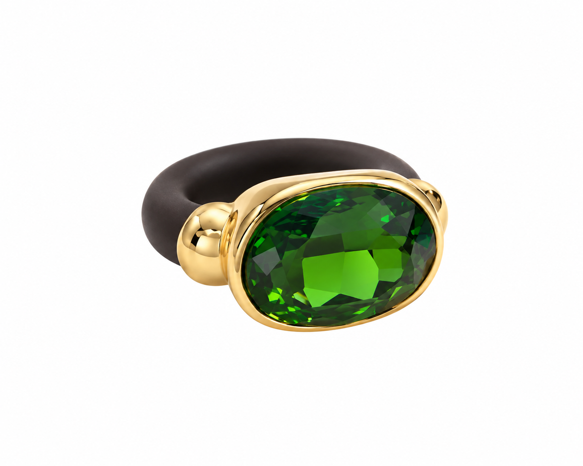 EBONY STONE RING