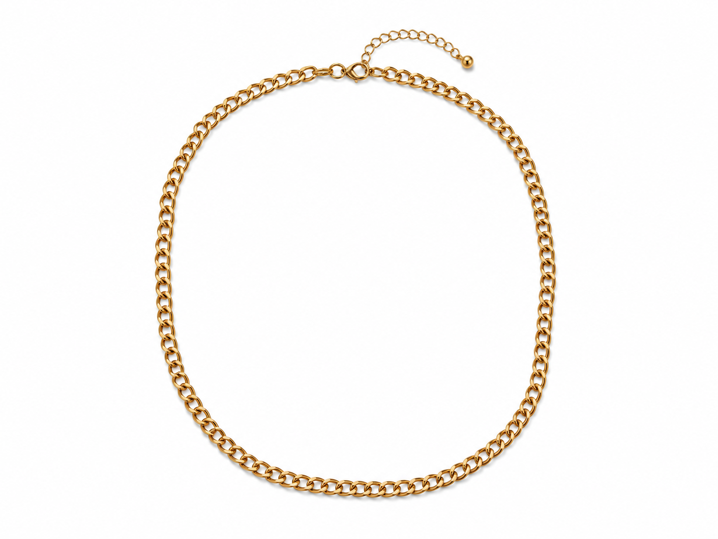 COLLAR ACERO DORADO
