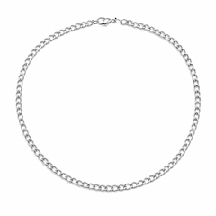 COLLAR ACERO PLATEADO