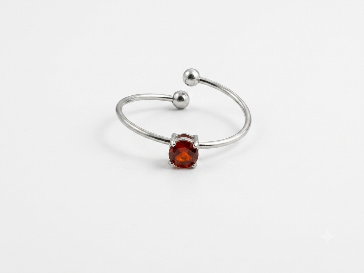 ANILLO SIENA ROJO Ajustable