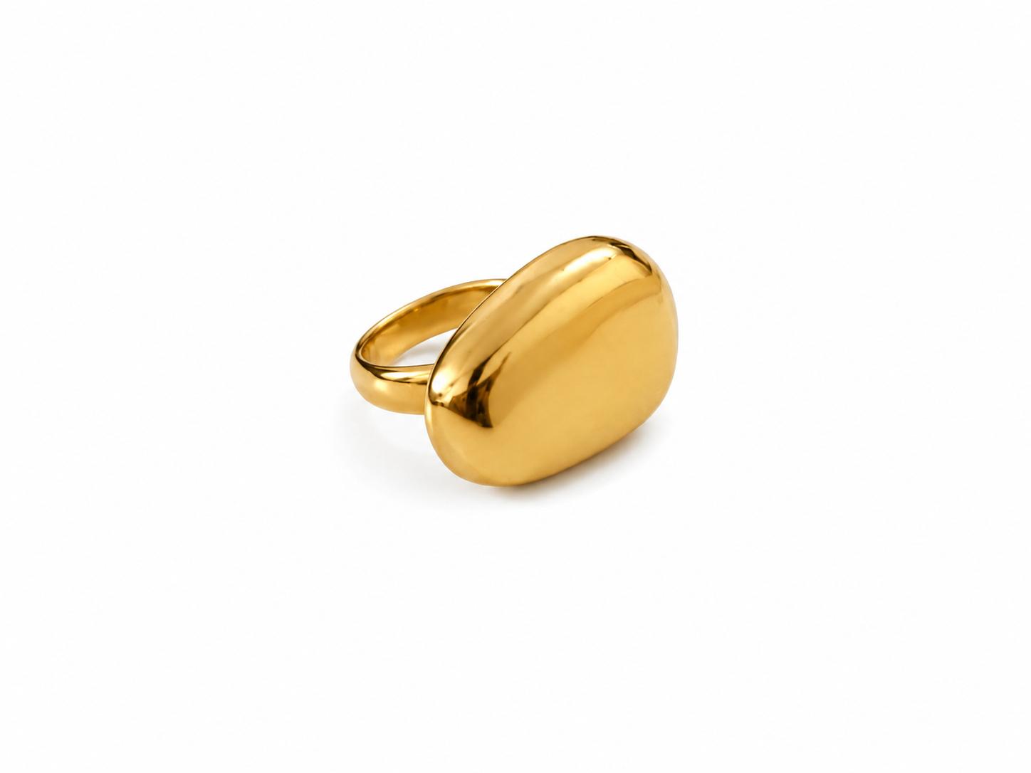ANILLO SELLO DORADO Talla 16