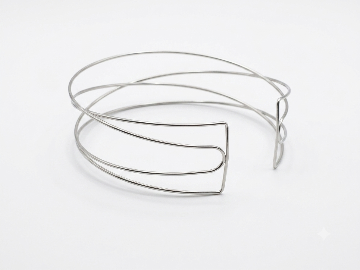 COLLAR CHOKER TRIPLE ACERO