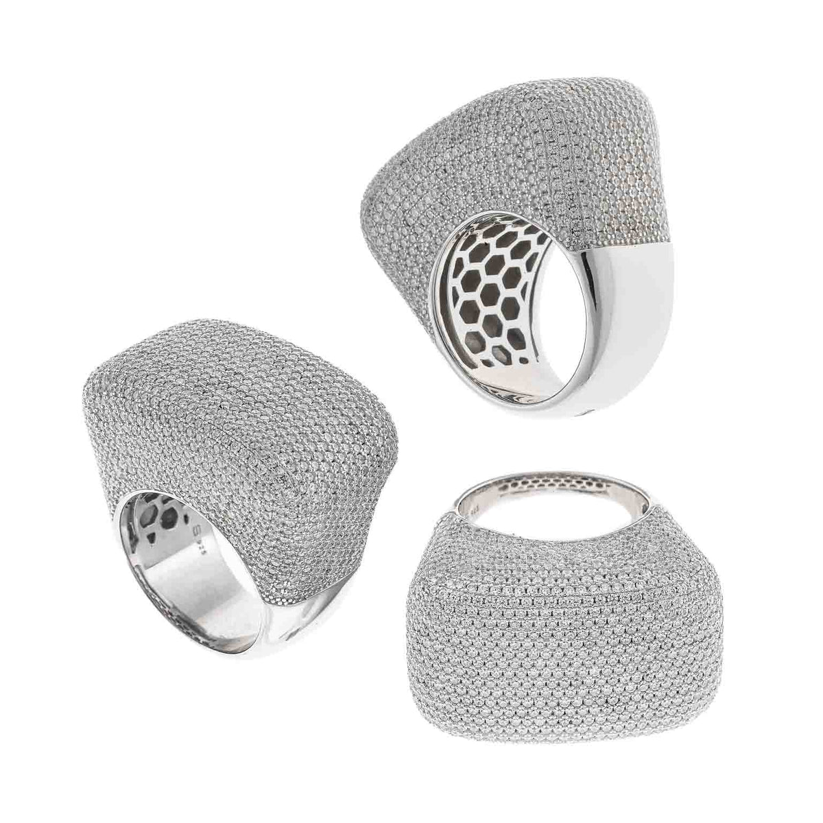 Anillo Lía de plata, talla 14 - Alma de Plata