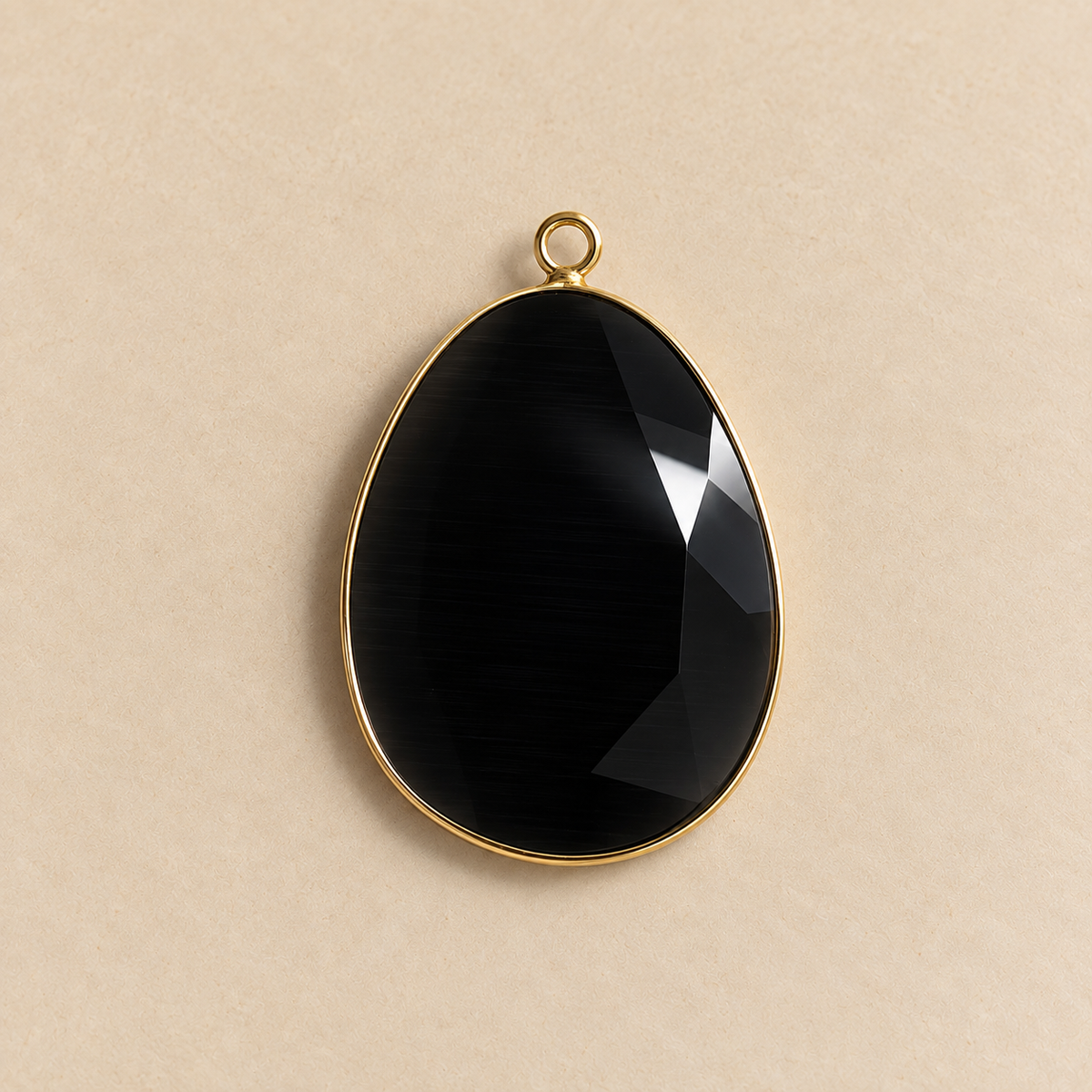 Charm Aurora de piedra facetada, vista 8 - Alma de Plata