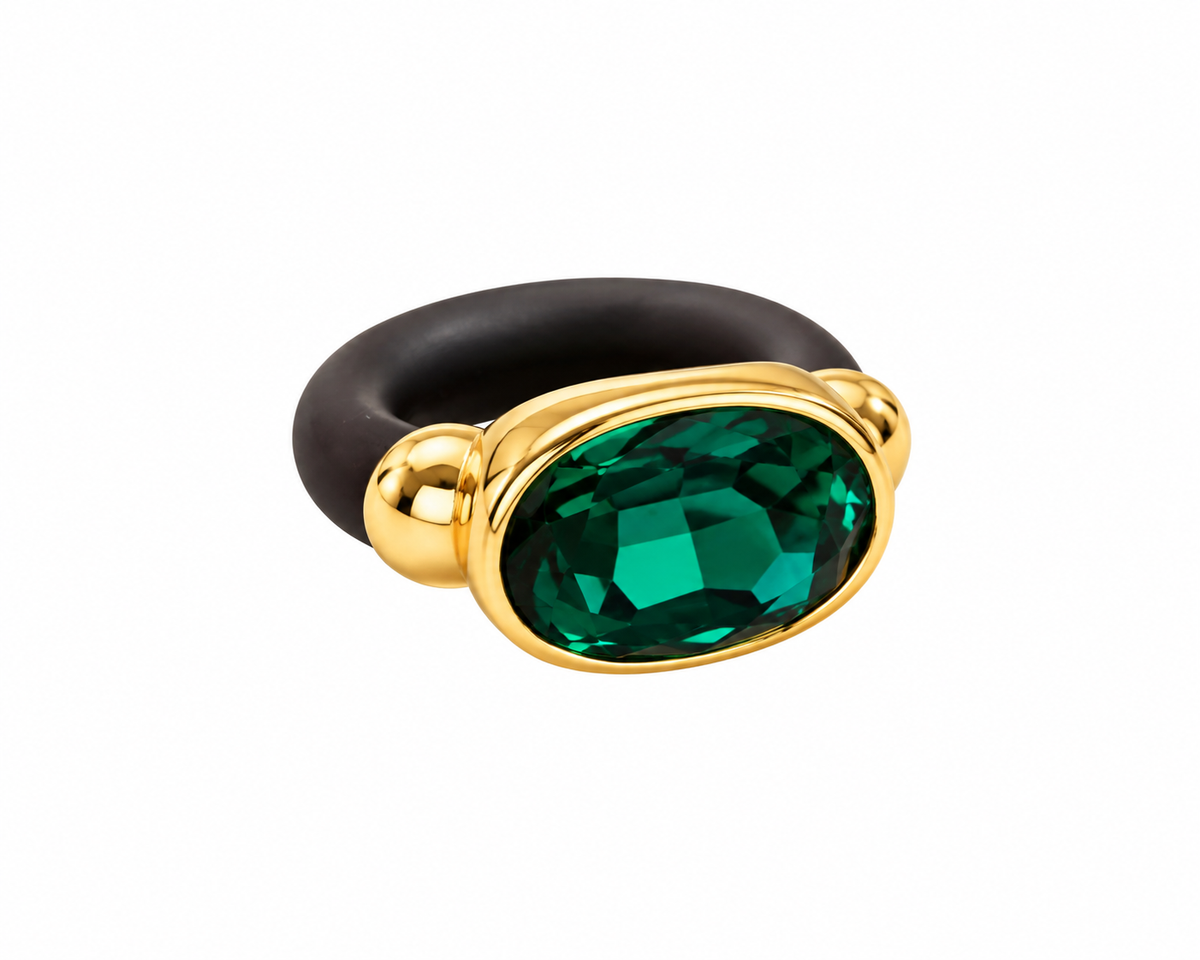 EBONY STONE RING