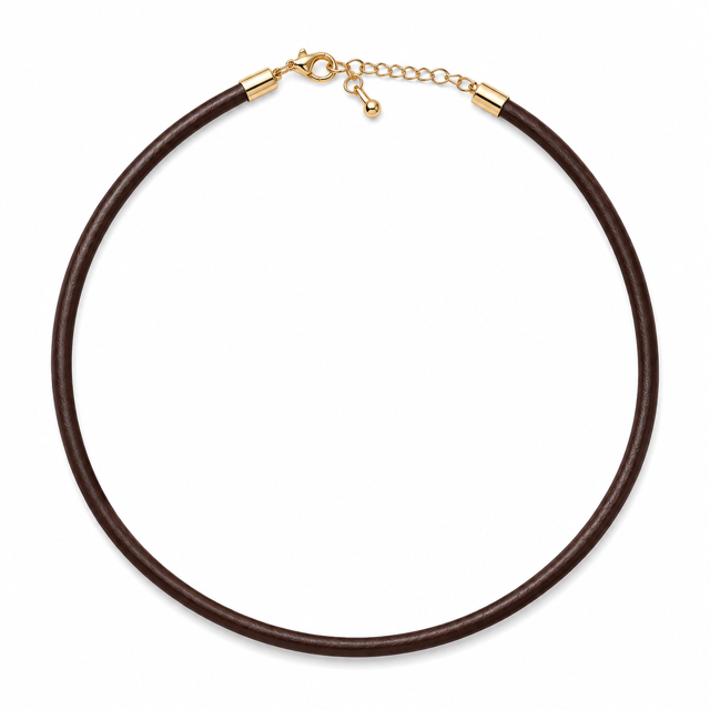 COLLAR CUERO LISO