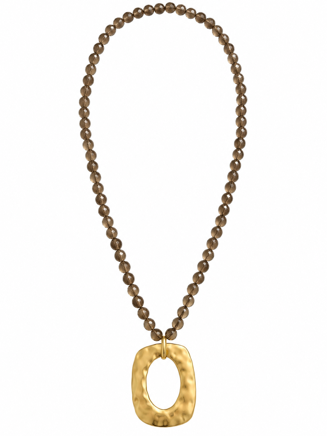 Collar Vela de piedra con colgante de vela - Alma de Plata