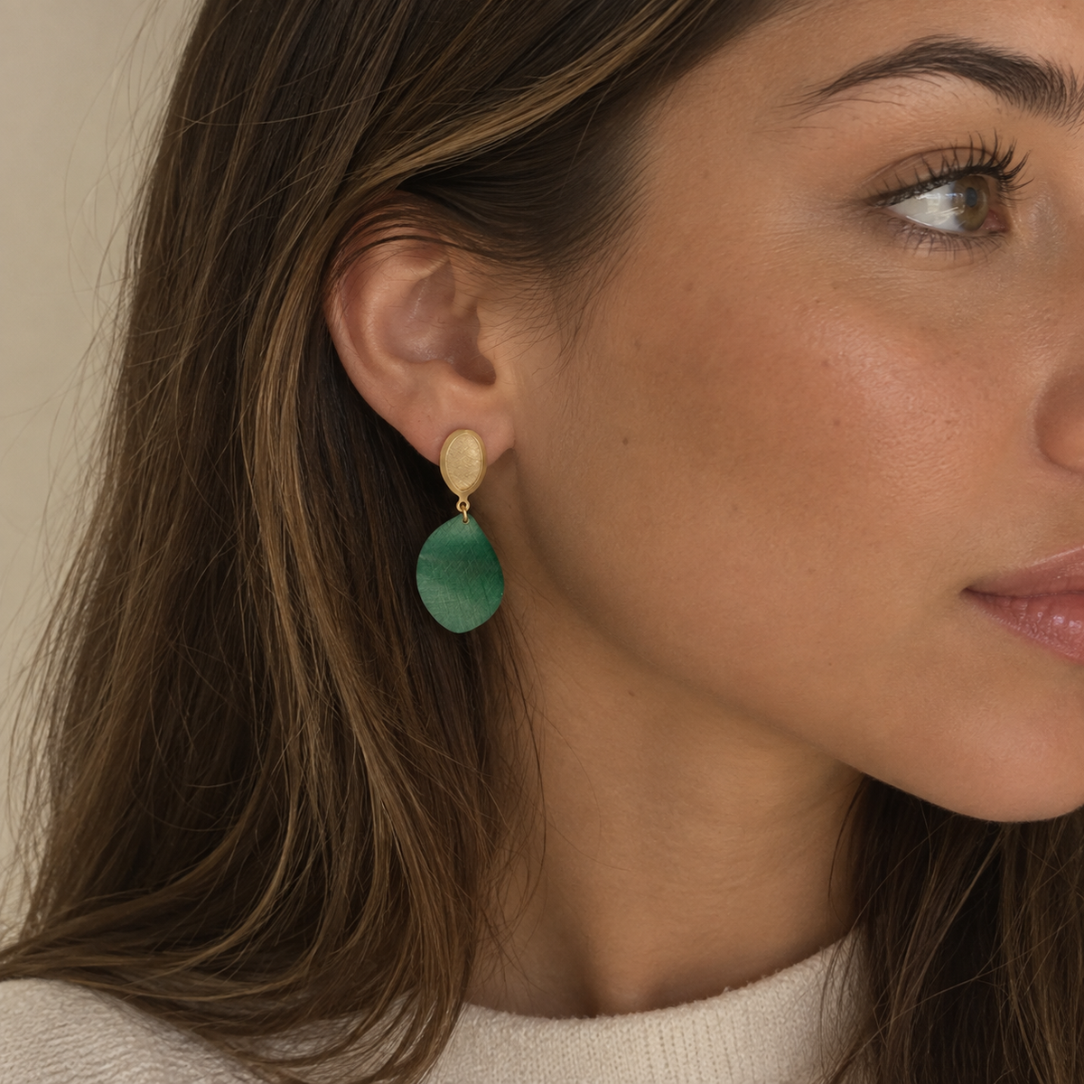 PENDIENTES ESMERALDA