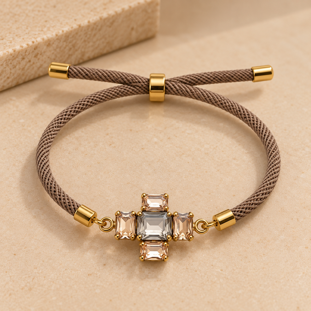 Pulsera de cuerda Esenza ajustable de colores