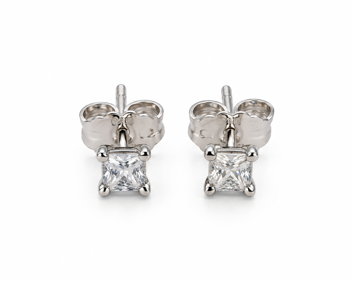 Pendientes mini de plata 925 Cira, plateados
