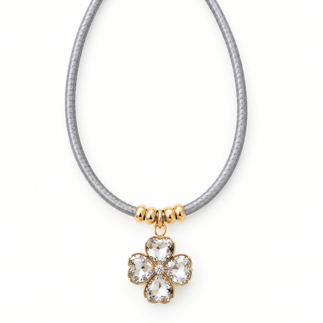COLLAR CRISTAL TRÉBOL