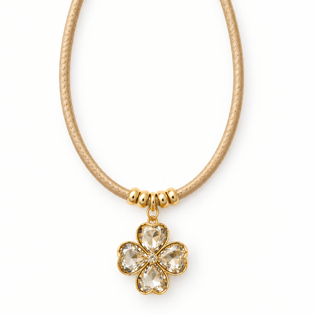 COLLAR CRISTAL TRÉBOL