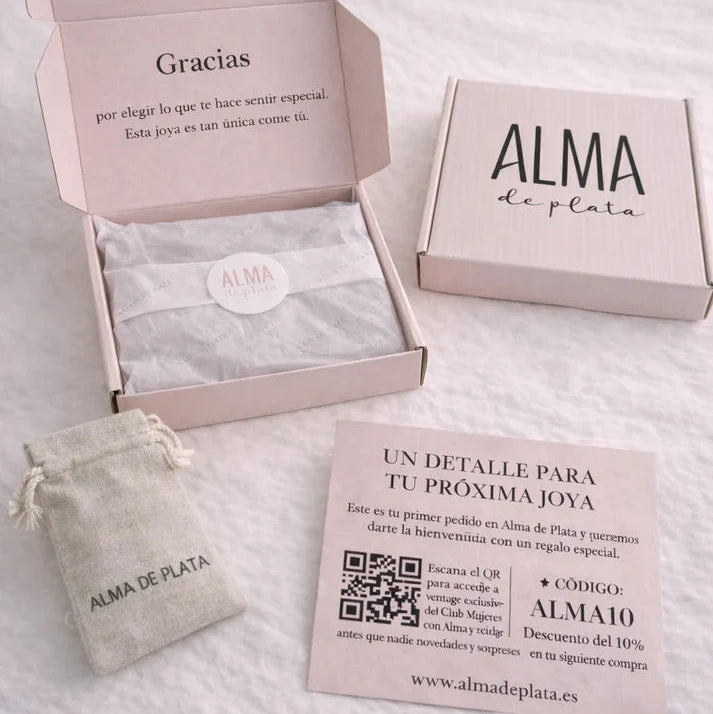 Collar Polipiel Esenza Alma de Plata