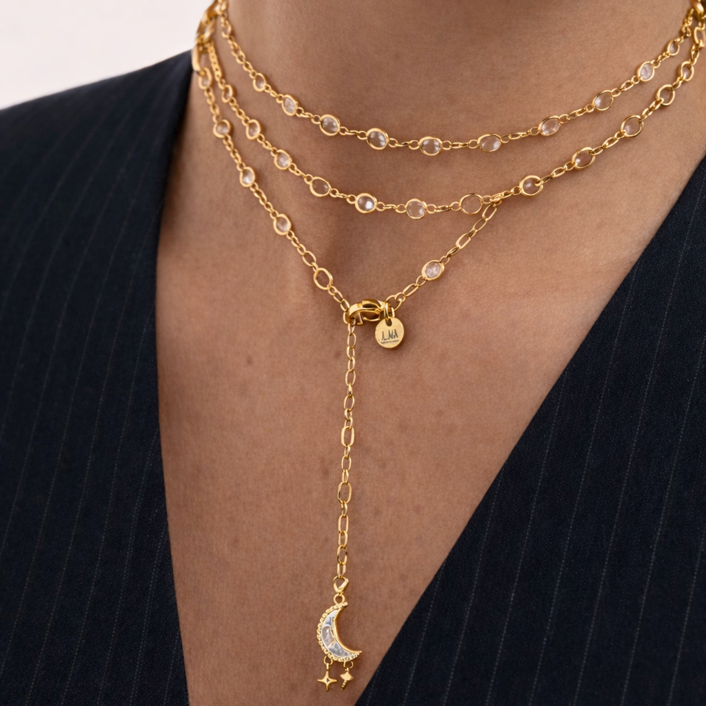 COLLAR COSMOS NÁCAR