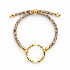 PULSERA CIRCULO DORADO