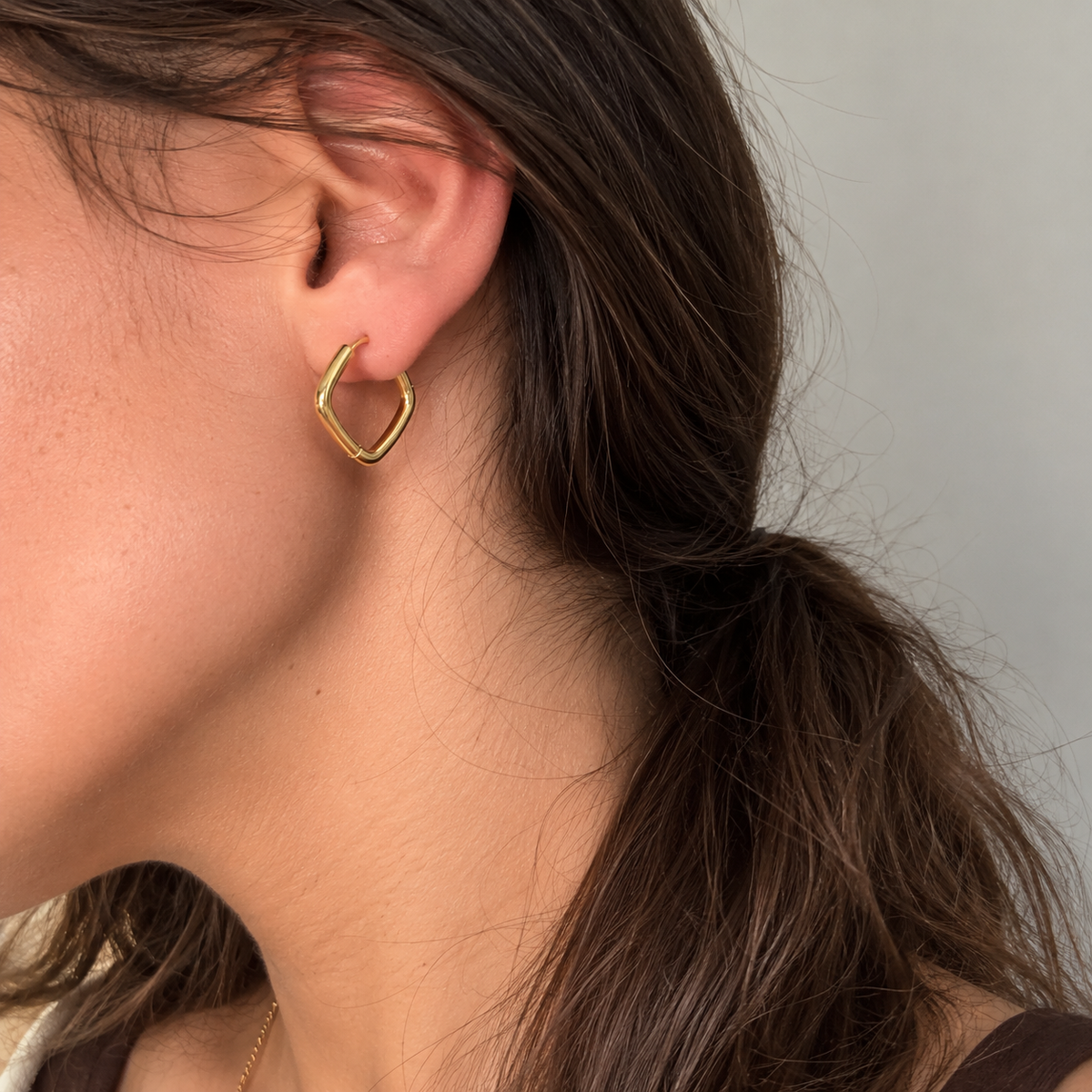 Aros de plata 925 Bruma en plateado y dorado