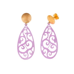 PENDIENTES VIOLETA