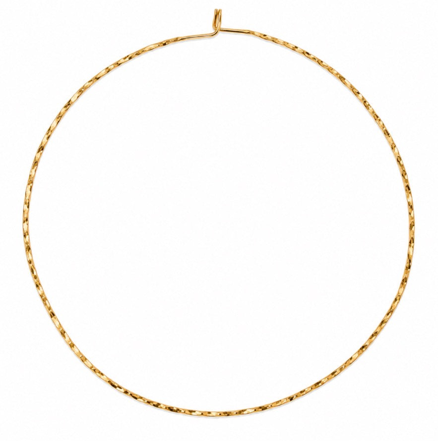 Choker Arlet de acero dorado de 13,5 cm