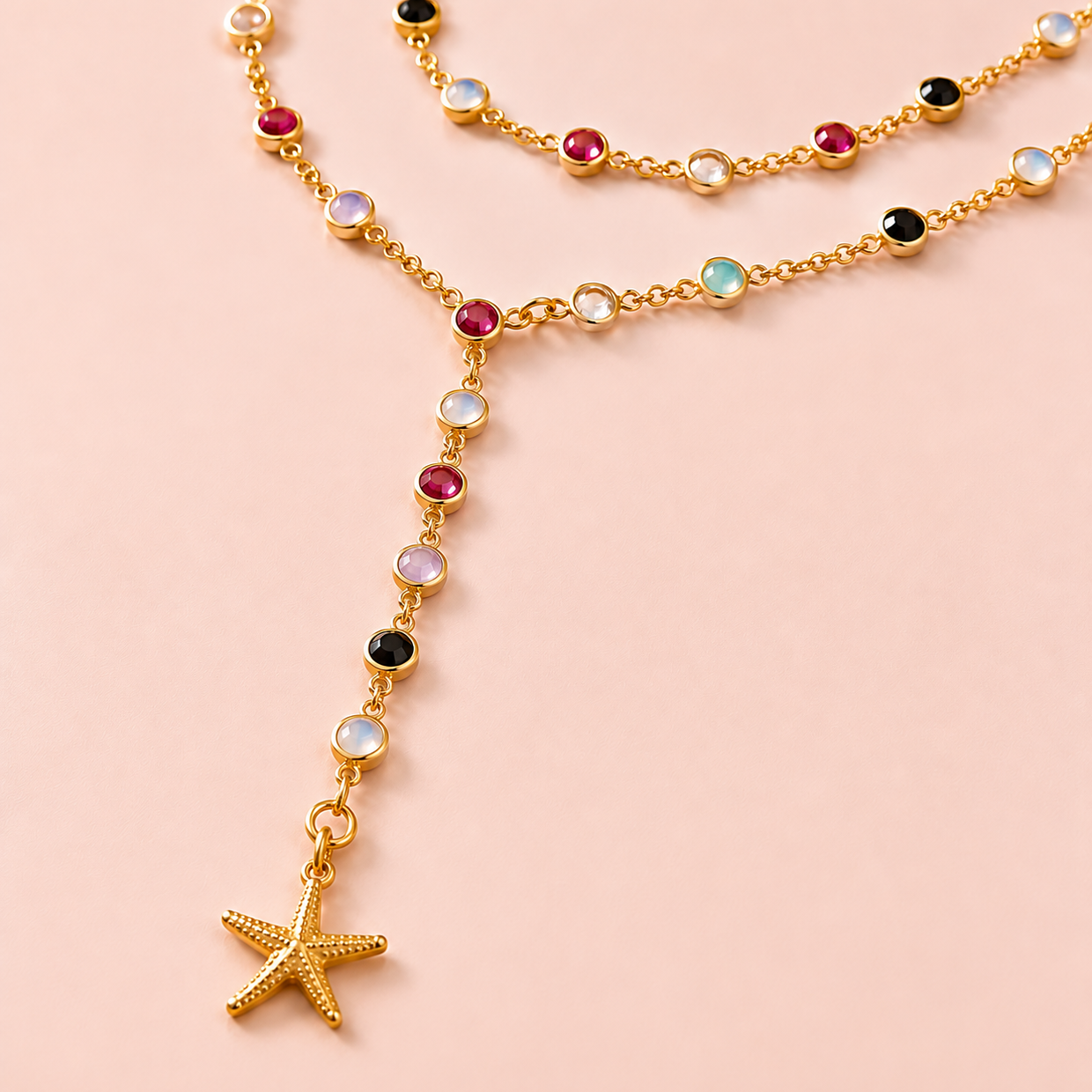 COLLAR COSMOS MULTICOLOR